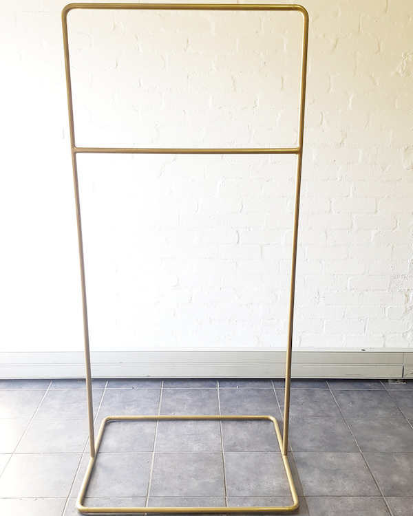 Signage Display Stand - Gold